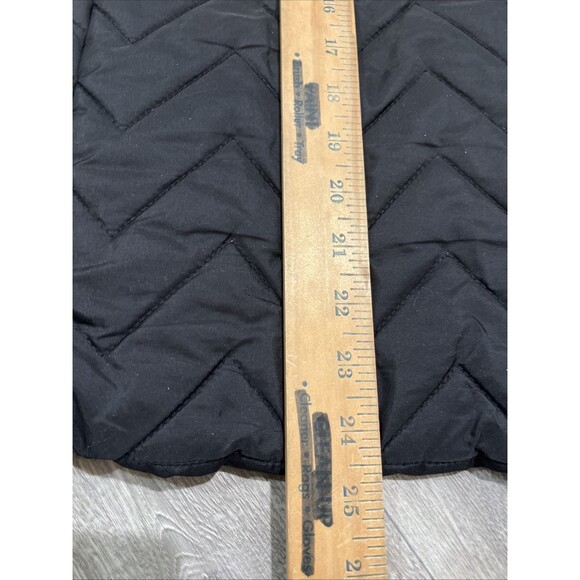 MAURICES Women's Quilted Puffer Vest Jacket Full Zipper Black Size Medium - Picture 6 of 7